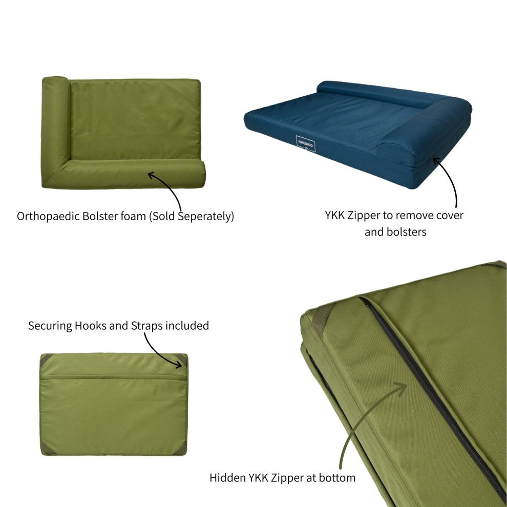 Pillow Edge Crate Mat Cover | Orthopaedic & Durable Design – Kangaroo Bed